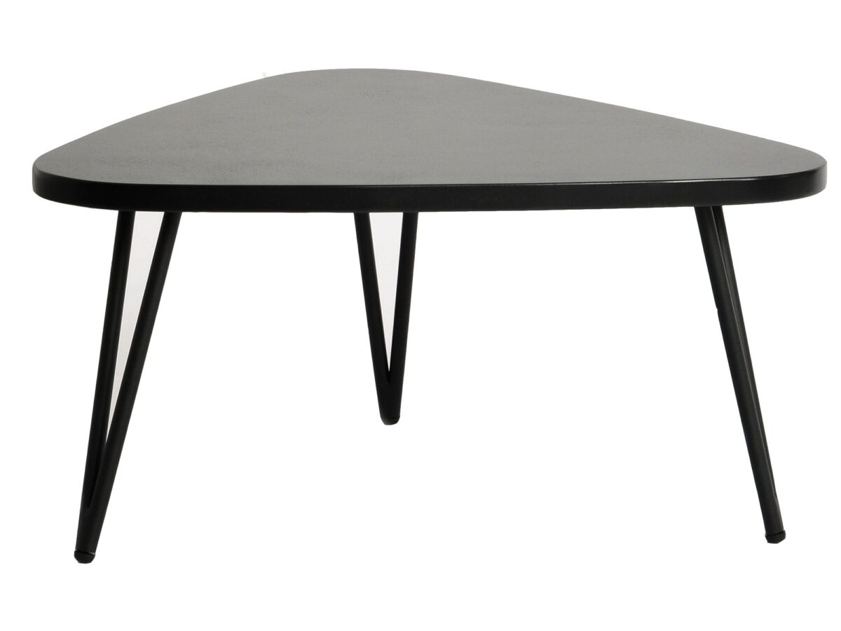 Stolik retro z czarnym blatem imitującym kamień – Mondo