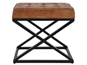 Siedzisko z tkaniny w odcieniu rdzawego brązu – Avola