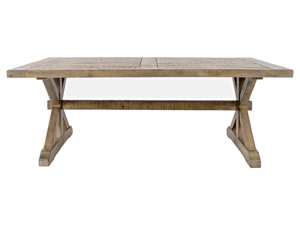 Drewniany Stolik Kawowy Klasyczny Wzór Deski – Avola