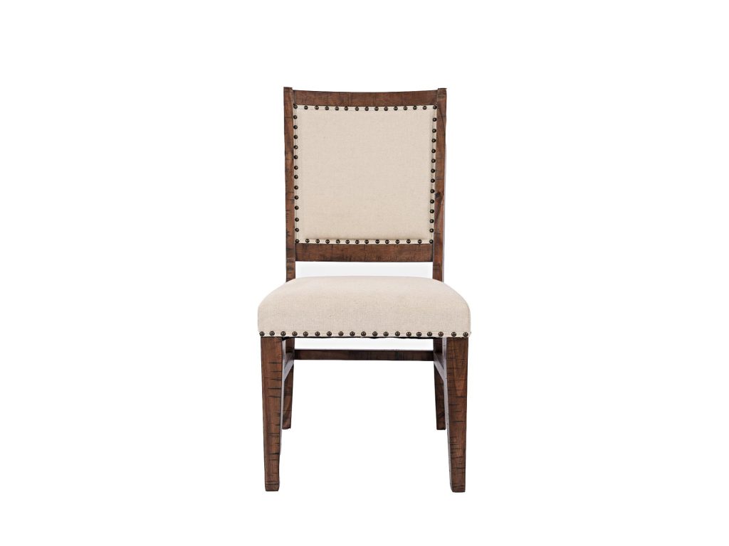 Rustykalne Krzesło Ciemne Drewno Shabby Chic – Avola