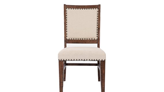 Rustykalne Krzesło Ciemne Drewno Shabby Chic – Avola