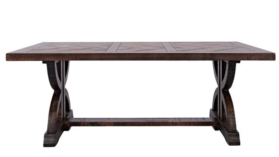 Klasyczny Stolik Drewniany Intarsja w Jodełkę – Avola