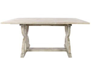 Drewniany Stół Intarsja Jodełka Nogi Krzyżowe – Avola