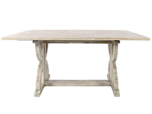 Detal blatu z litego drewna w naturalnym wykończeniu