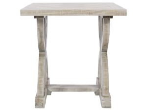 Stolik w jodełkę z jasnego drewna – styl retro – Avola