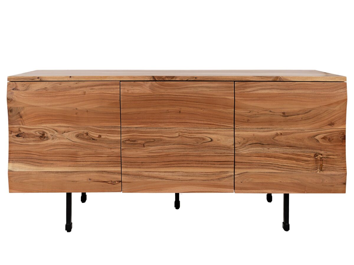 Akacjowa Komoda Parametryczne Fronty Żelazne Nogi – Avola