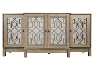 Komoda w stylu glamour stare złoto z lustrami – Avola