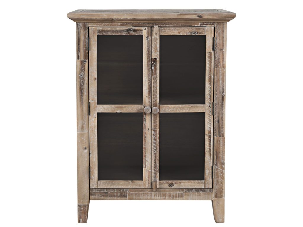 Rustykalna Komoda Przeszklone Drzwi – Avola