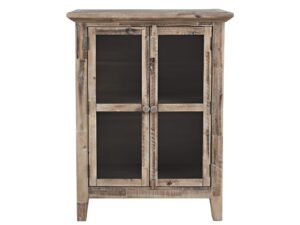 Rustykalna Komoda Przeszklone Drzwi – Avola