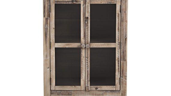 Rustykalna Komoda Przeszklone Drzwi – Avola