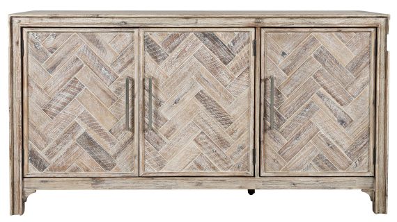 Komoda Naturalna Intarsjowane Drzwi Frezowane Detale – Avola