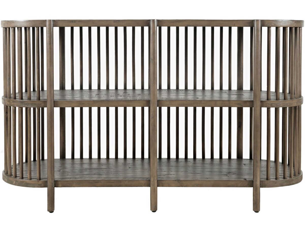 Jasnobrązowa Komoda Boho Pionowe Szczebelki – Avola