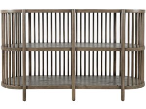 Jasnobrązowa Komoda Boho Pionowe Szczebelki – Avola