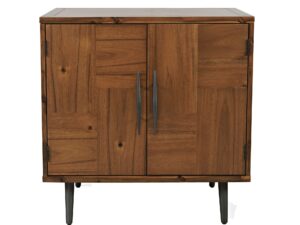 Cedrowa Komoda Mid-Century Intarsjowane Fronty – Avola