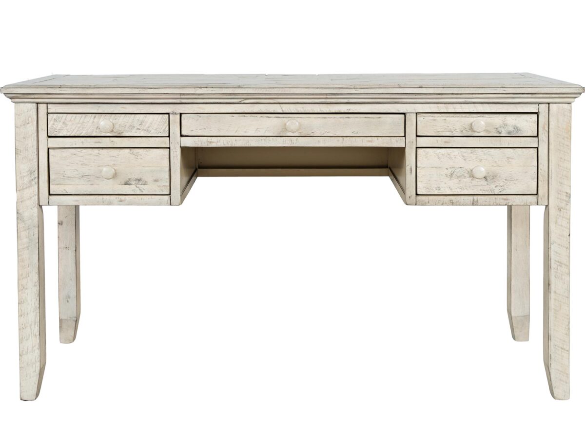 Kremowe Biurko Rustykalne Shabby Chic Przetarcia – Avola