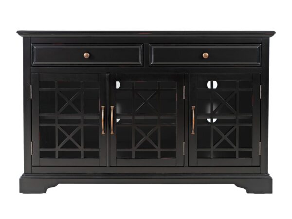 Komoda z drzwiczkami i miejscem na sprzęt RTV