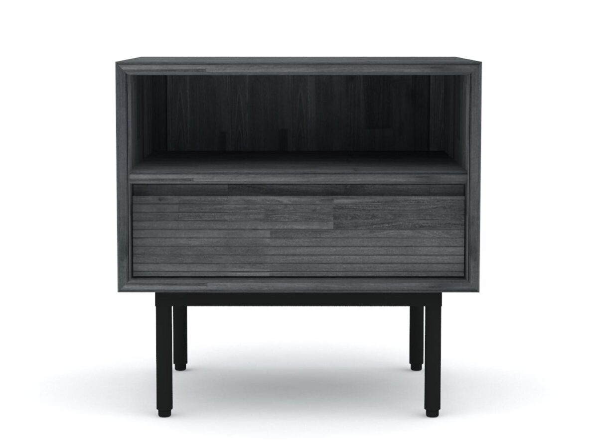 Szafka retro Tundra Grey z uchwytami – Nobile