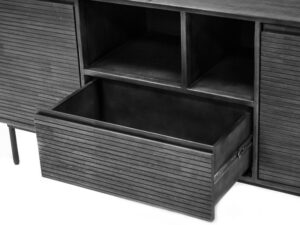 miniaturka Komoda retro akacjowa w kolorze Tundra Grey – Nobile