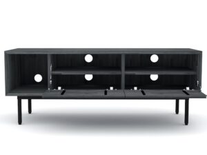 miniaturka Komoda RTV Tundra Grey z frontem 3D – Nobile