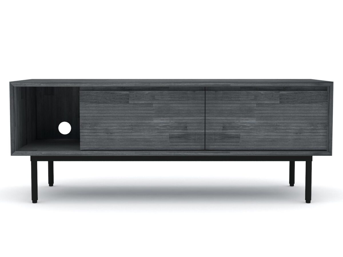 Komoda RTV Tundra Grey z frontem 3D – Nobile