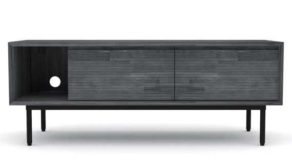 Komoda RTV Tundra Grey z frontem 3D – Nobile