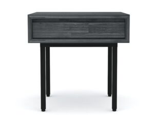 Szafka nocna drewniana Tundra Grey – Nobile