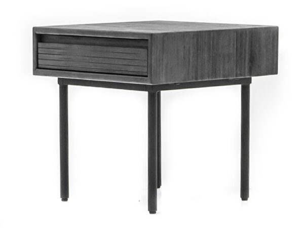 Nowoczesne biurko czarne z cienkimi nogami metalowymi