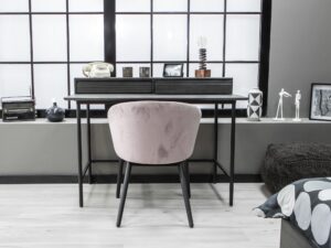 miniaturka Biurko retro 3D z grafitowymi nogami – Nobile