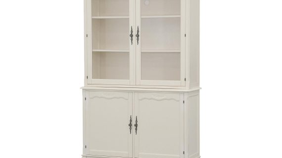 Prowansalski Kredens Gięte Nóżki Antyczna Biel – Dijon