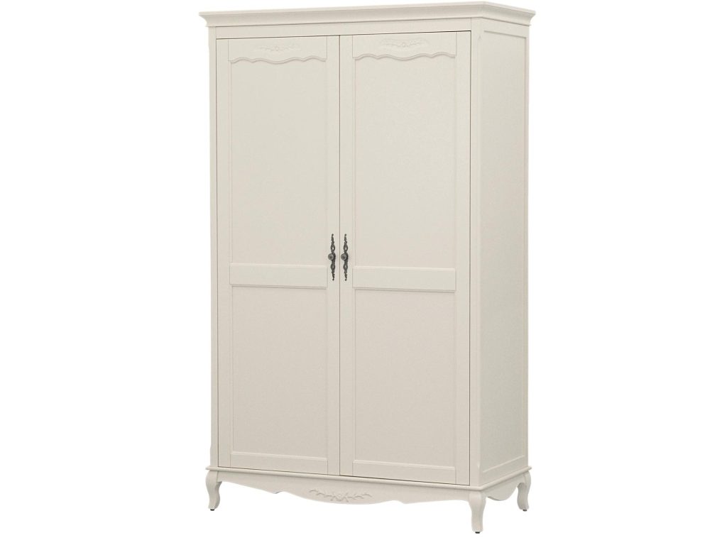 Prowansalska Szafa Biała z Giętymi Nóżkami – Dijon