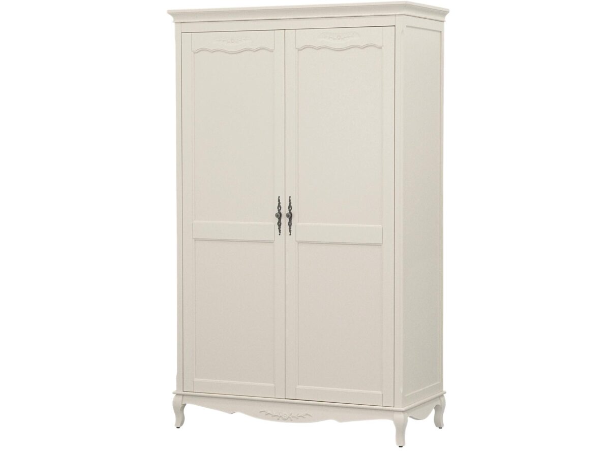 Prowansalska Szafa Biała z Giętymi Nóżkami – Dijon