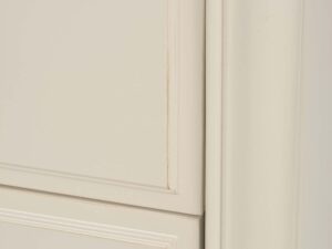 miniaturka Prowansalska Komoda z Frezowanymi Krawędziami Biała – Dijon