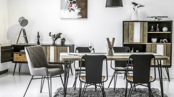 miniaturka Witryna retro z trójwymiarowymi frontami z akacji – Mondo