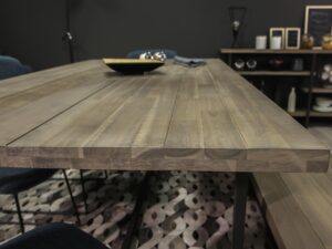 miniaturka Stół loft z grafitowymi nogami – Vento