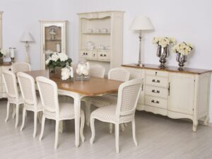 miniaturka Prowansalska komoda drewniana z miodowym blatem – Verona