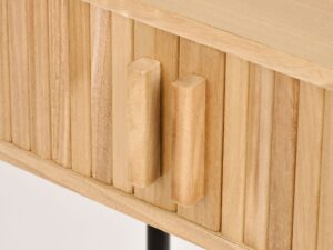 miniaturka Retro Konsola Drewniany Korpus Metalowe Nogi – Florence