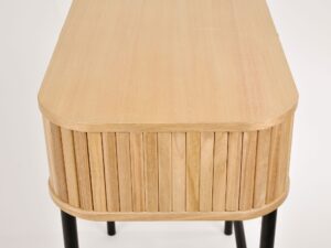 miniaturka Retro Konsola Drewniany Korpus Metalowe Nogi – Florence