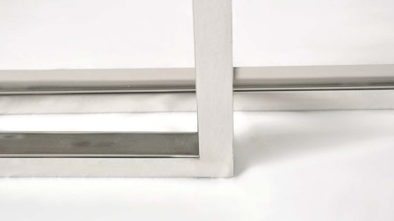 miniaturka Stoliki Zestaw Drewniane Intarsja Rama Stalowa – Luxe