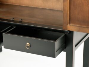 miniaturka Elegancka Szafa Czerwone Przetarcia Orientalne Zdobienia – Hamilton