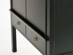 miniaturka Elegancka Szafa Czerwone Przetarcia Orientalne Zdobienia – Hamilton