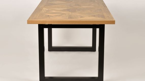 miniaturka Loftowy Stół Rozkładany Metalowe Nogi Kształt U – Karma