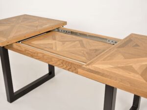 miniaturka Loftowy Stół Rozkładany Metalowe Nogi Kształt U – Karma