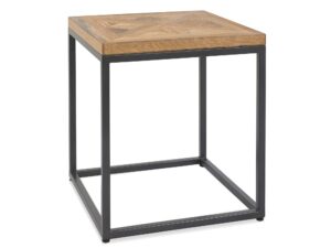 Loftowy Stolik Drewniany Konstrukcja Stalowa – Karma