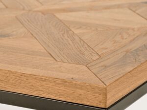 miniaturka Kawowy Stolik Loftowy Drewniany Stalowa Konstrukcja – Karma