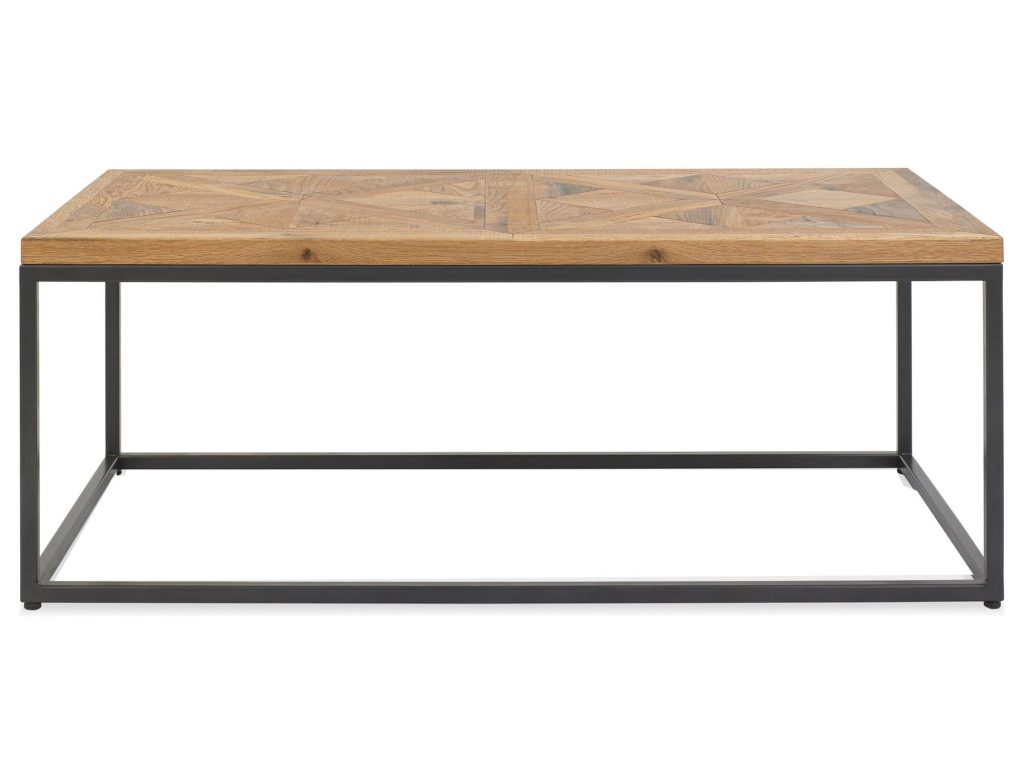 Kawowy Stolik Loftowy Drewniany Stalowa Konstrukcja – Karma