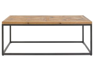 Kawowy Stolik Loftowy Drewniany Stalowa Konstrukcja – Karma