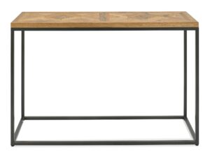 Loftowa Konsola Drewniana z Ramą Stalową – Karma