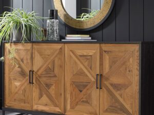 miniaturka Loftowa Komoda Drewno Naturalny Kolor – Karma