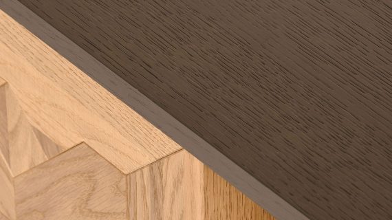 miniaturka RTV Komoda Loftowa Naturalne Drewno Stalowe Nogi – Karma