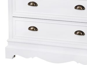 miniaturka Komoda klasyczna z rzeźbieniami i metalowymi uchwytami – Latina